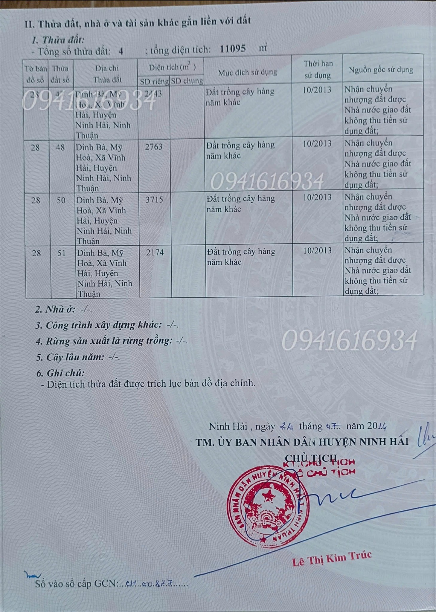 CHÍNH CHỦ CẦN BÁN LÔ ĐẤT MẶT TIỀN SIÊU ĐẸP Tại Xã Vĩnh Hải, Huyện Ninh Hải, Ninh Thuận - GIÁ SIÊU TỐT