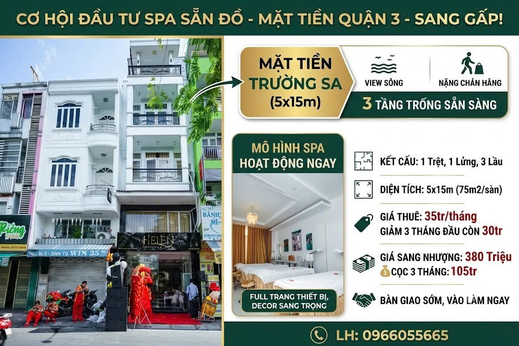 Vì việc gia đình không thể tiếp tục quản lý, mình cần sang nhượng lại toàn bộ tâm huyết Giá sang toàn bộ: 400 triệu
