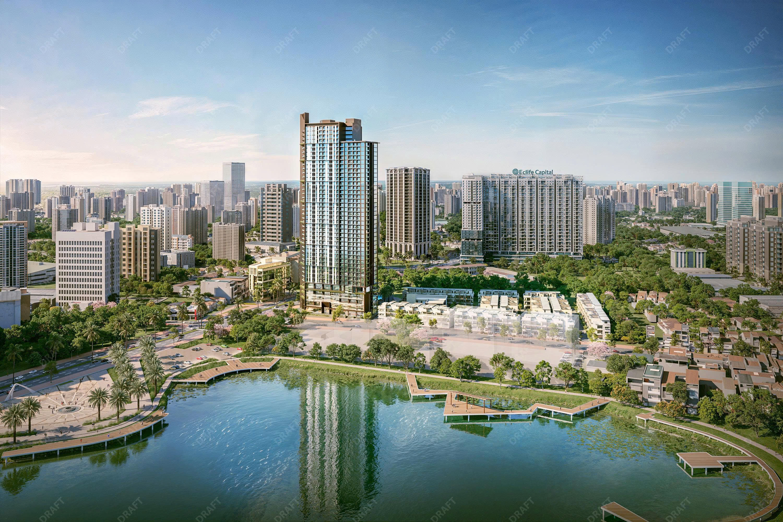 Căn hộ 2PN - hướng Đông Nam- sở hữu vị trí đẹp tại**Iconia Lakeside -54 Tố Hữu-3