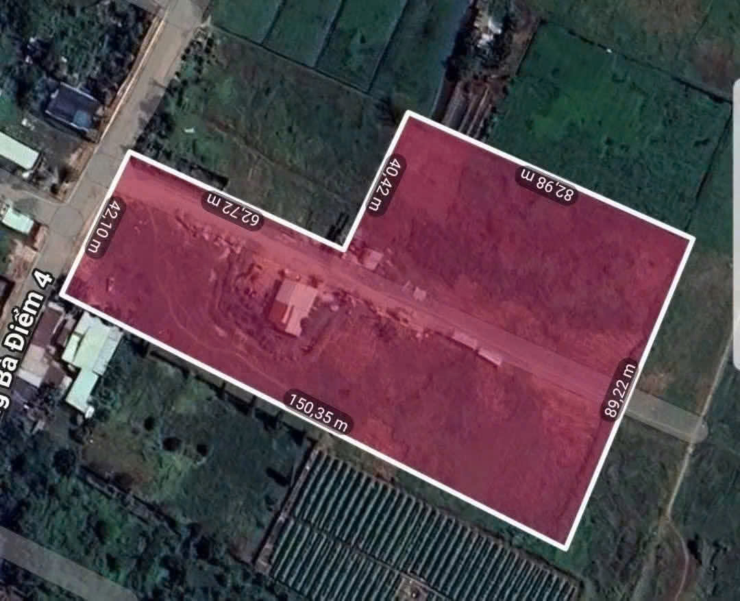 HÀNG HIẾM BÀ ĐIỂM – 10.138M² MẶT TIỀN, NGANG 42M NỞ HẬU 91M, ĐẤT KHỦNG