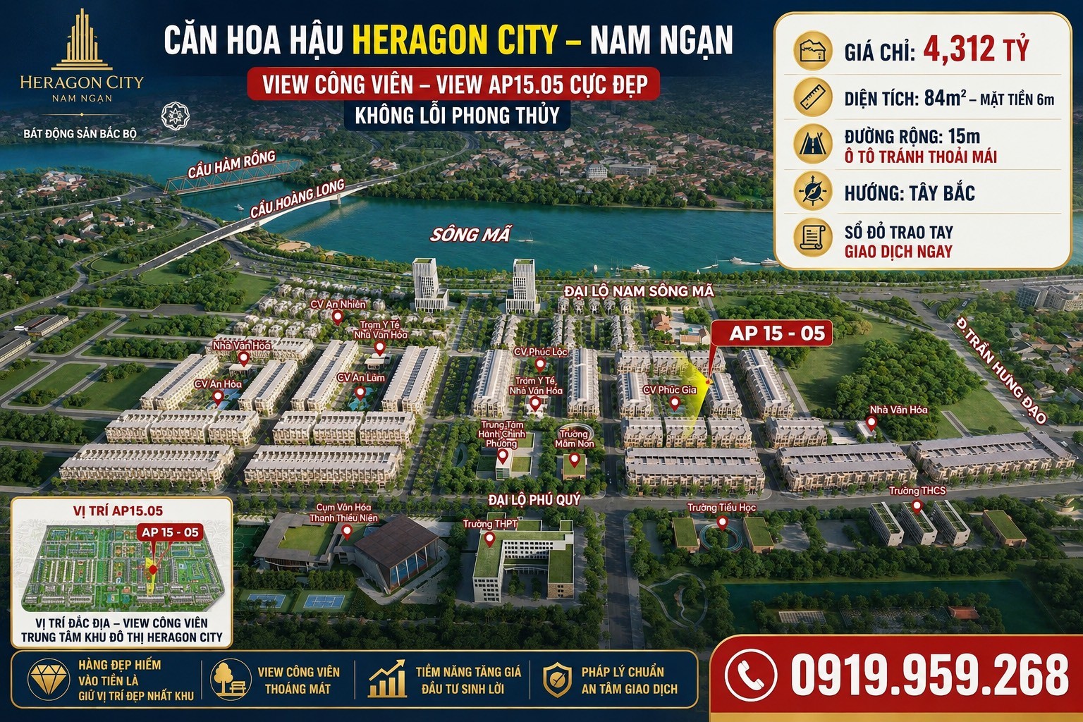 HERAGON CITY – NAM NGẠN. GIÁ ĐỢT 1. KHÔNG CẦN XÂY-4
