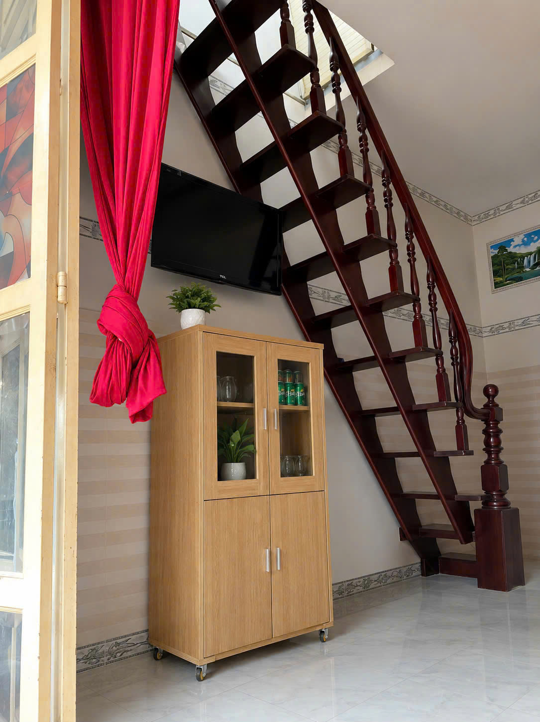 BÁN NHÀ + ĐẤT CÓ 5 PHÒNG TRỌ , THU NHẬP 10 TRIỆU/THÁNG - 100M2 , OTO TỚI NHÀ-1
