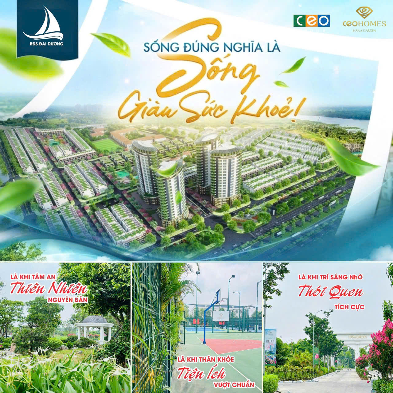 CEOHOMES HANA GARDEN - CHUẨN SỐNG XANH!
