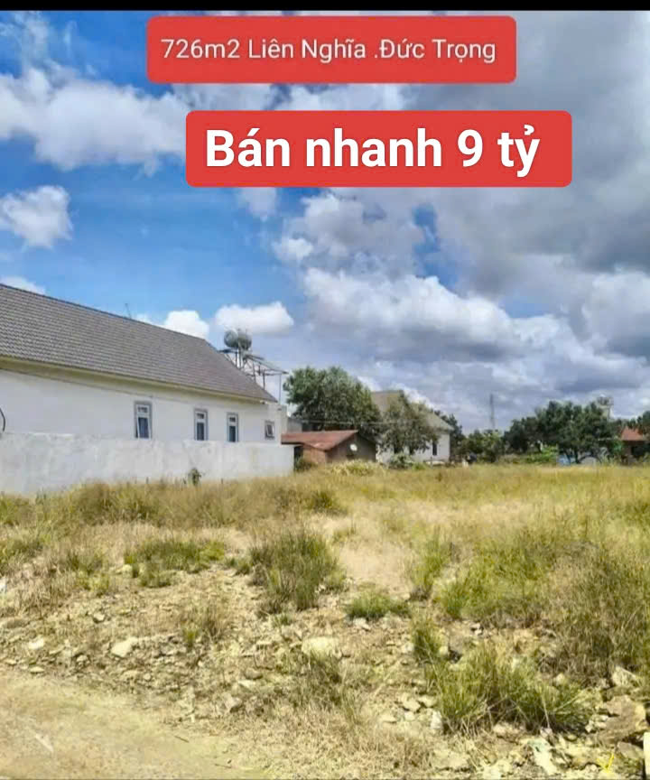 Bán 726m2 đất thị trấn Liên Nghĩa ĐứcTrọng Lâm Đồng 9 tỷ