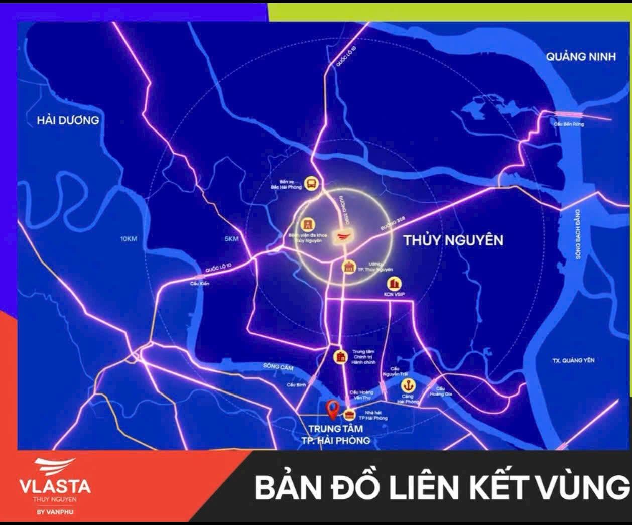 VLASTA - THỦY NGUYÊN, TRUNG TÂM  GIỮA TRUNG TÂM