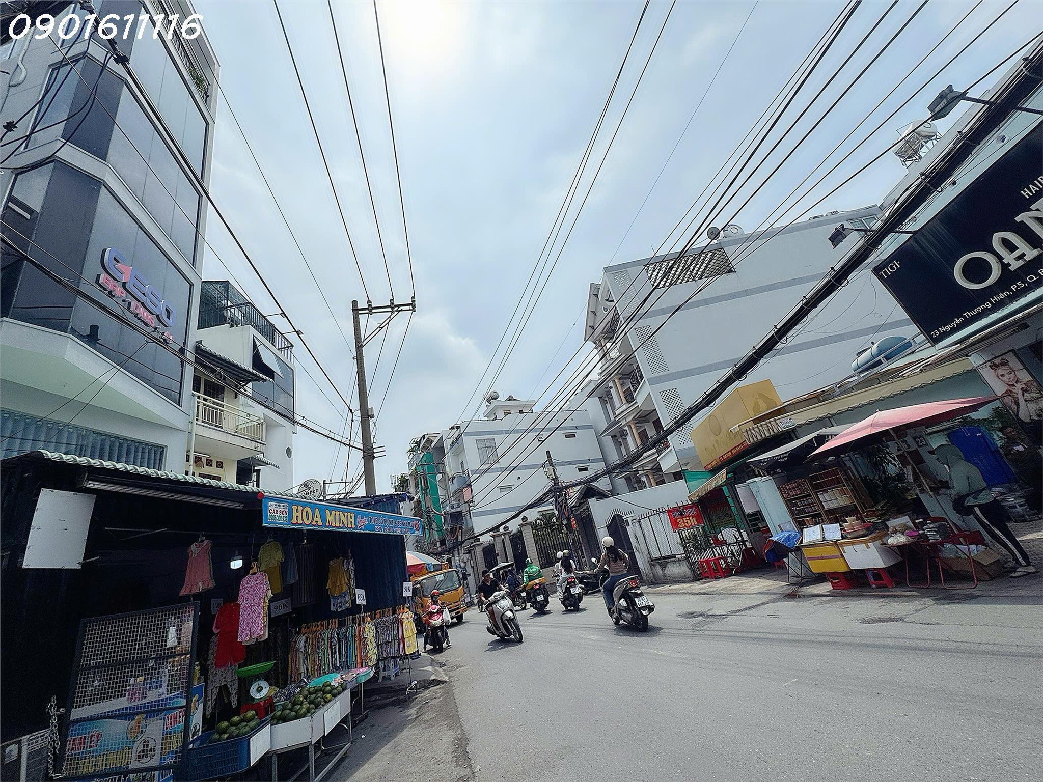 CHỦ NHIỆT BÁN GIẢM 4,5 TỶ - BÁN NHÀ MẶT TIỀN ĐƯƠNG NGUYỄN THƯỢNG HIỀN - NGANG 8,5M * 19M SỔ VUÔNG ĐẸP
