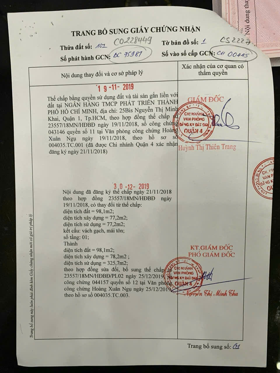 Bán nhà 414/28/9 Đoàn Văn Bơ, P.Khánh Hội, TPHCM. 99m2 SHR chỉ 9.8 tỷ. Lh: 0917873287
