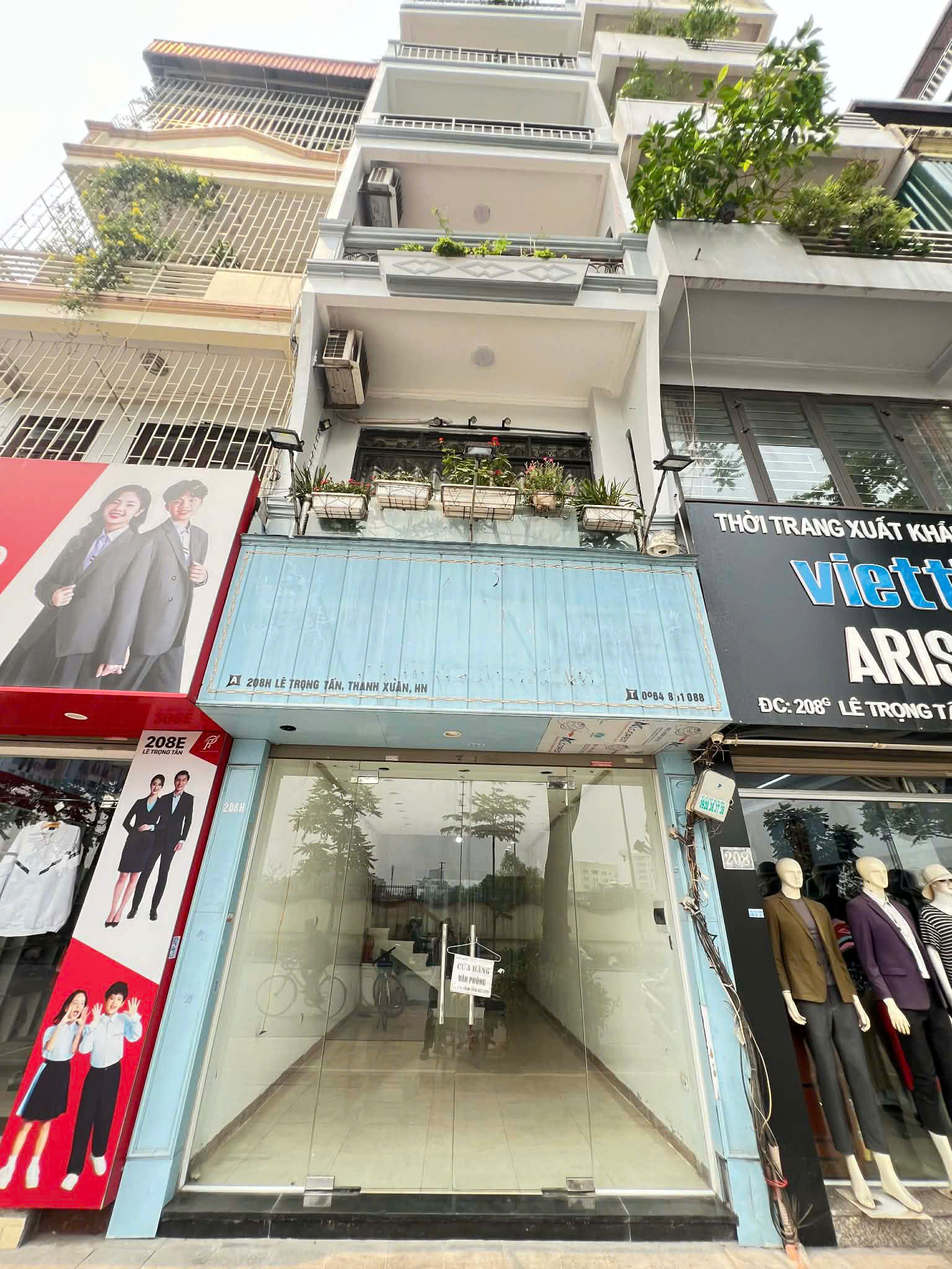 CHO THUÊ MẶT BẰNG KINH DOANH ĐẸP
MẶT TIỀN 208H LÊ TRỌNG TẤN, THANH XUÂN, HÀ NỘI