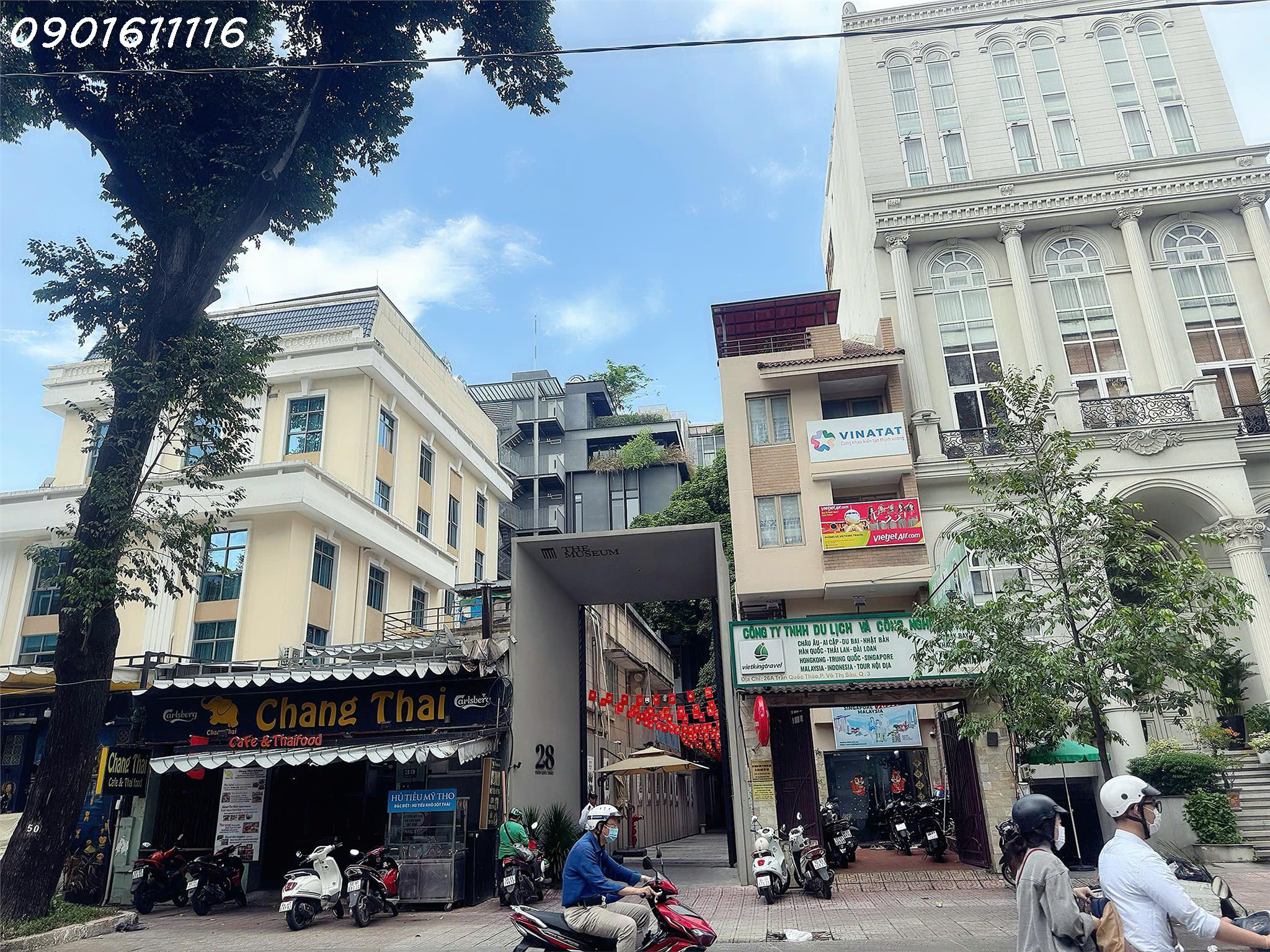 BÁN NHÀ 2 MẶT TIỀN KINH DOANH ĐƯỜNG TRẦN QUỐC THẢO, P.VÕ THỊ SÁU, QUẬN 3 - NGANG 8M * 30M - QHXD 1 HẦM 7 TẦNG.