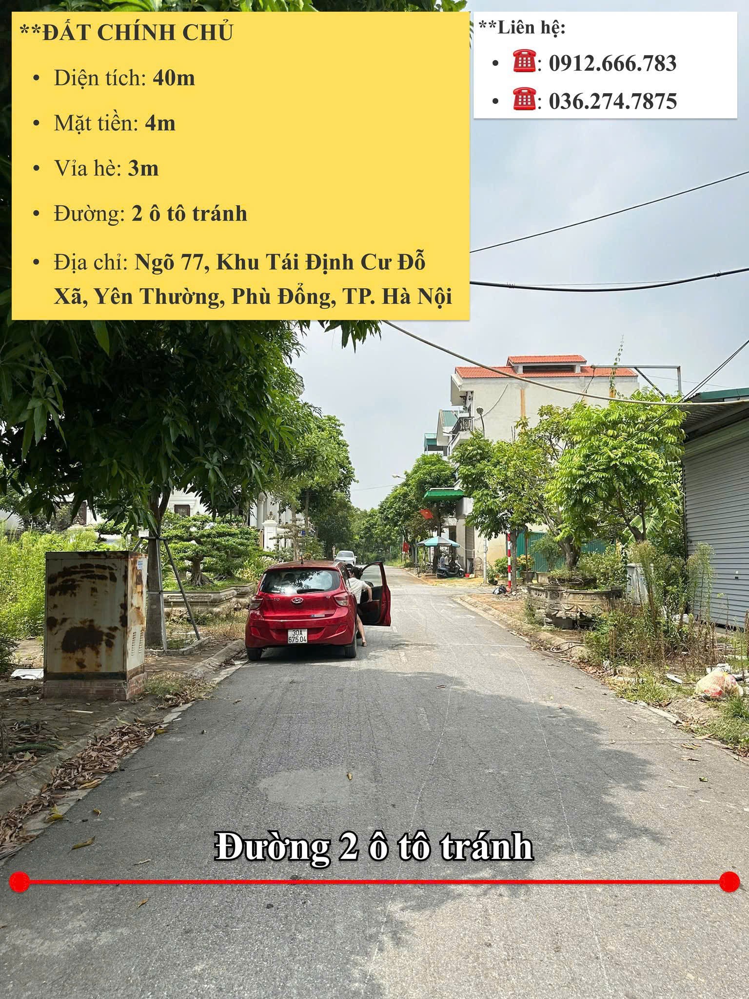 ĐẤT ĐẸP- GIÁ TỐT BÁN NHANH LÔ ĐẤT ĐẦU TƯ LÀ SINH LỜI TẠI Yên Thường Phù Đổng thành phố Hà Nội