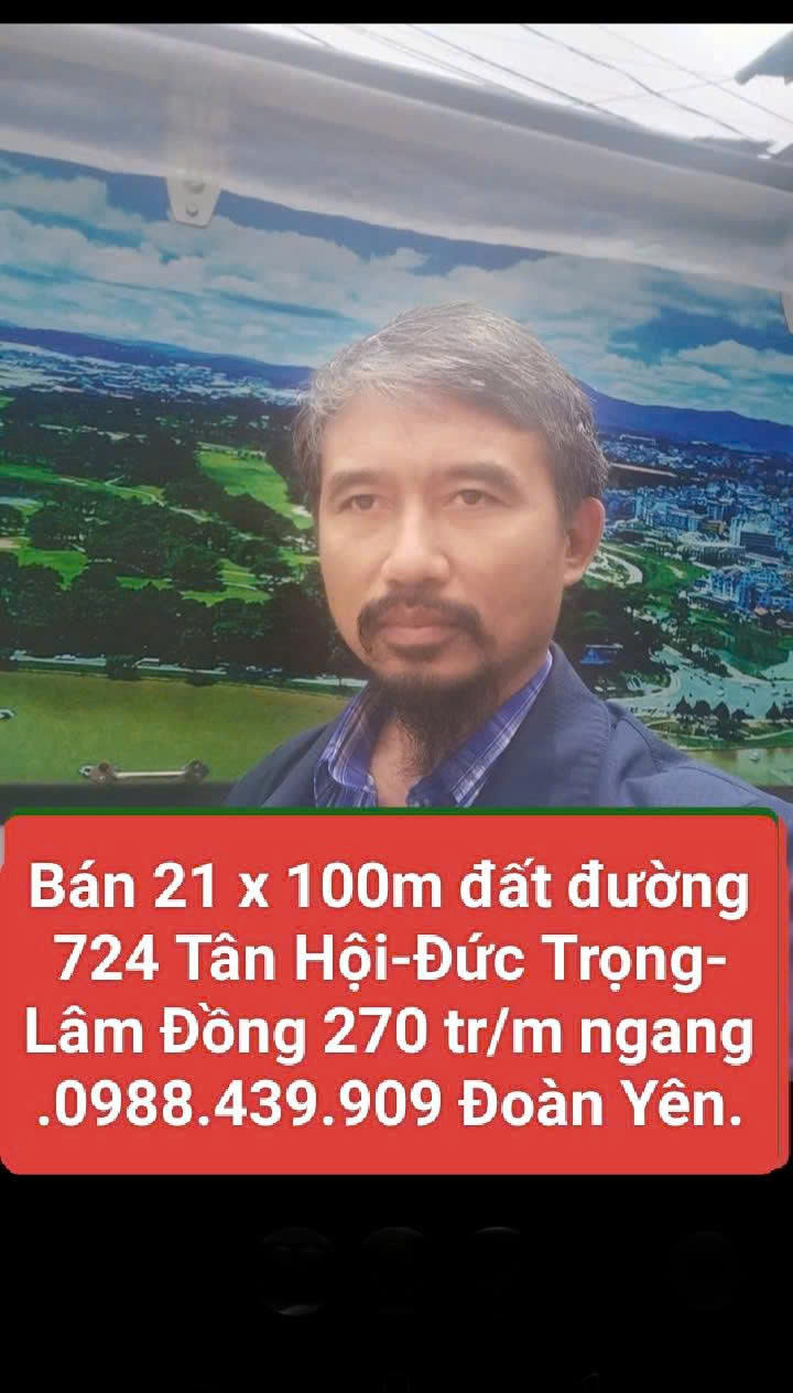 Bán 2100m2 đất đường 724 Tân Hội Đức Trọng Lâm Đồng 5 tỷ 670 triệu-3