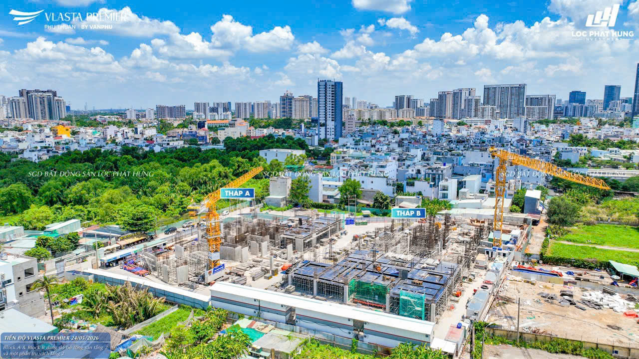 Vlasta Premier quận 7 - Căn hộ view sông Sài Gòn - Giá giai đoạn 1 chỉ từ 8X triệu 1m2