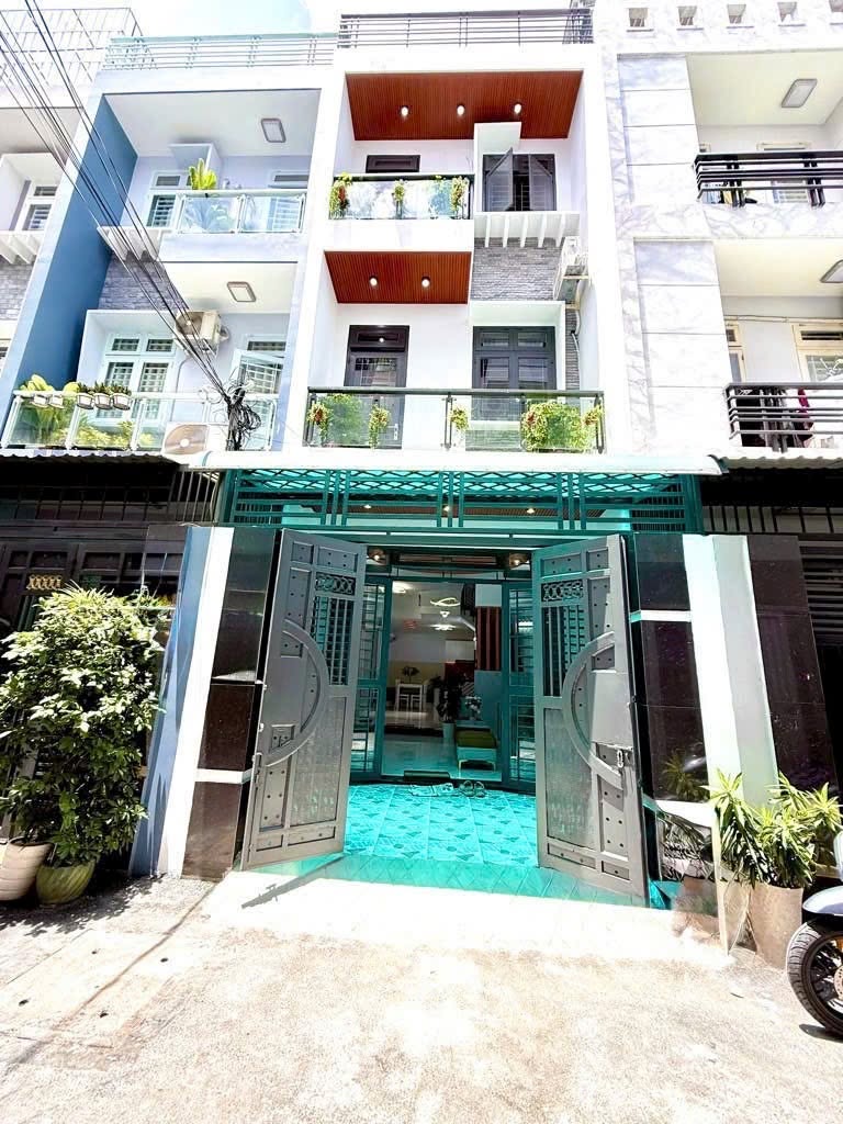 Siêu phẩm 4 tầng BTCT, ô tô ngủ trong nhà, 4m x 13m, gần chợ Thạch Đà -  Quận Gò Vấp, chỉ 6 tỷ nhỉnh(TL)