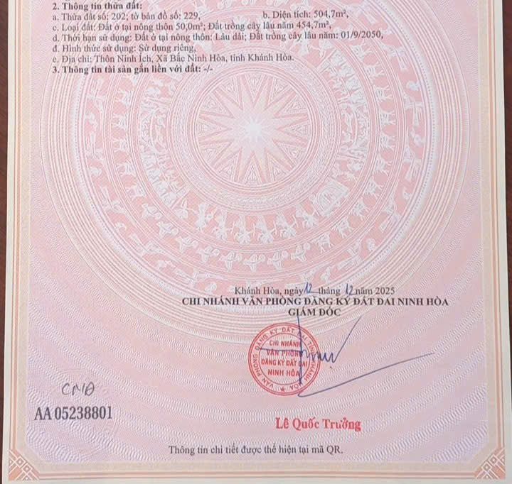 ĐẤT NỀN NINH ÍCH – NGANG 8M HIẾM CÓ – CÁCH QUỐC LỘ 1A CHỈ VÀI TRĂM MÉT-4