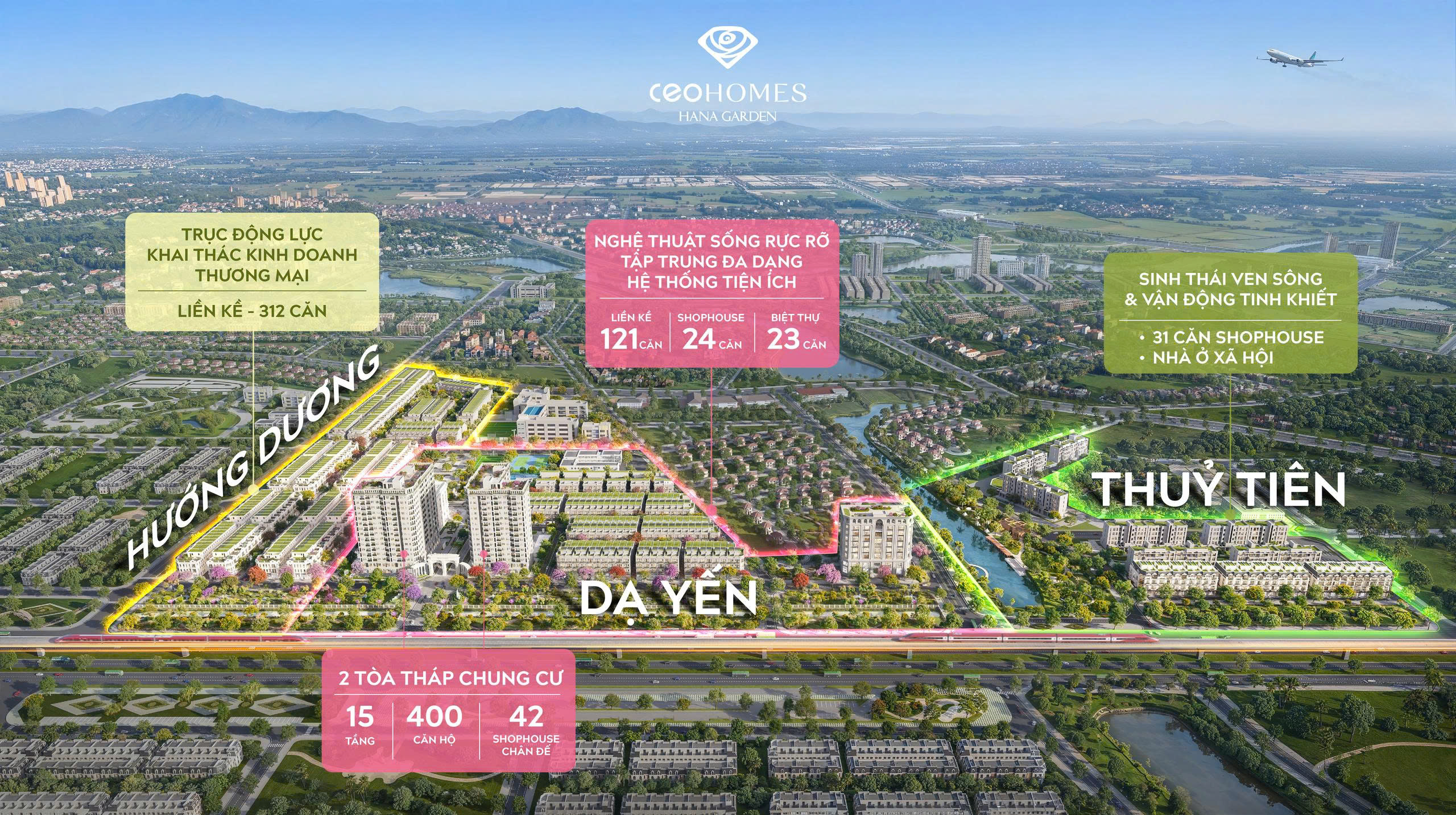 CEOHOMES HANA GARDEN - MÊ LINH