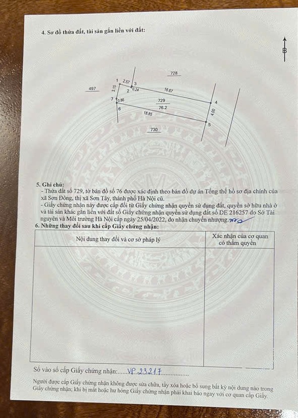 ĐẤT ĐẸP- GIÁ TỐT BÁN NHANH LÔ ĐẤT ĐẦU TƯ LÀ SINH LỜI TẠI TP xã Đoài Phương, TP Hà Nội-1