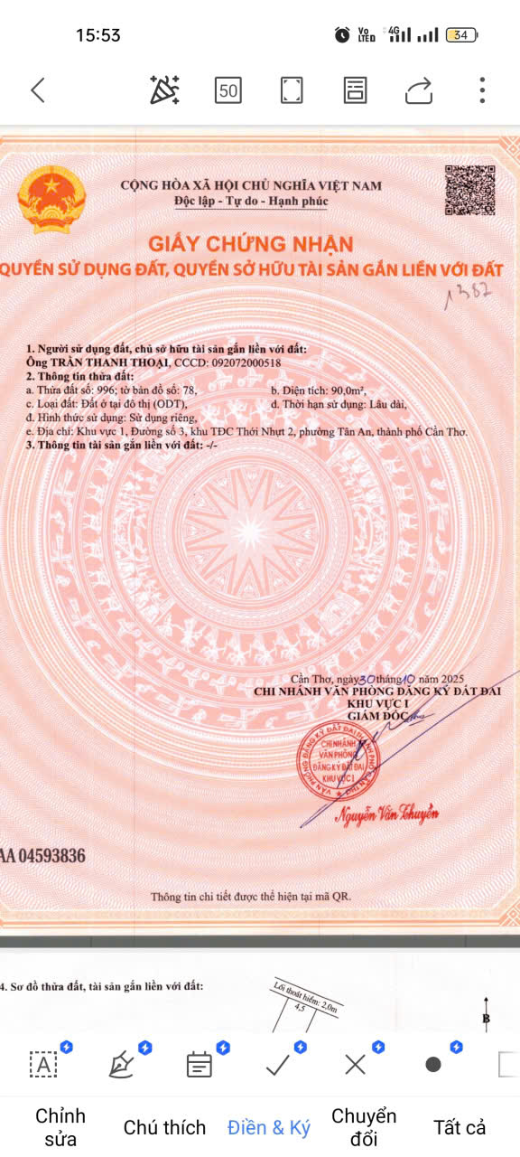 BÁN NHÀ ĐẸP KDC THỚI NHỰT 2 – AN KHÁNH, CẦN THƠ-4