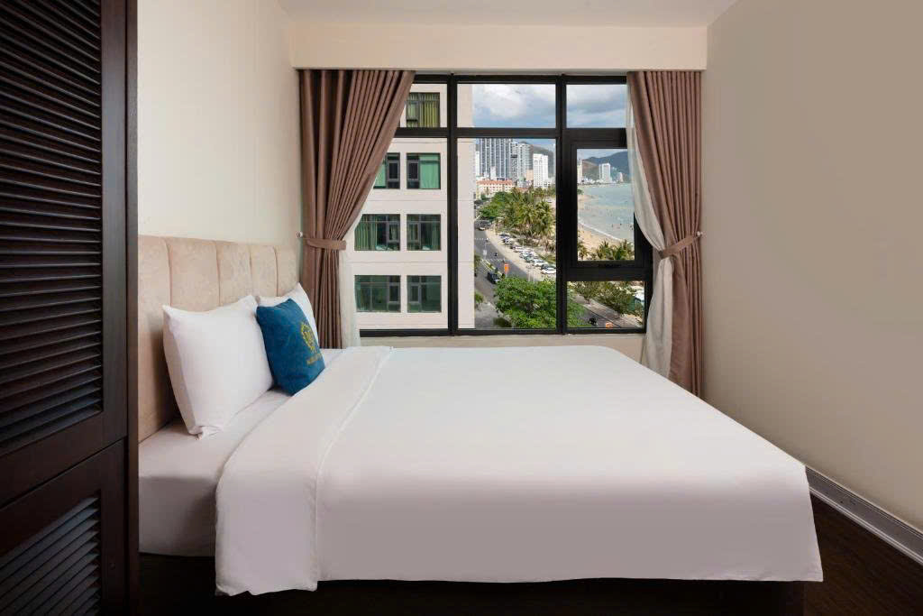 Căn Hộ 2 Phòng Ngủ view biển Mường Thanh Viễn Triều, Nha Trang, Giá chỉ 1,4 triệu/đêm