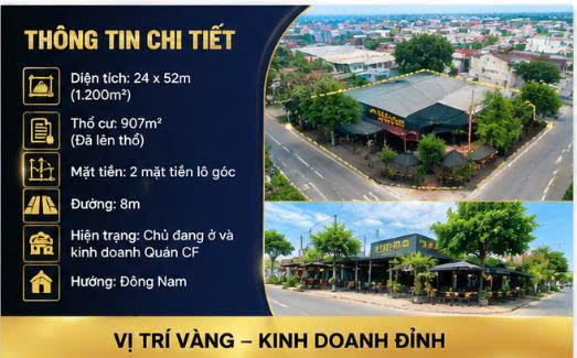 SIÊU PHẨM LÔ GÓC 2 MẶT TIỀN – Liên Ấp 2-3- Bình Chánh - 24m x52m Chỉ 55 Tỷ