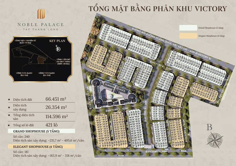 Noble Palace Tây Thăng Long Victory - Shophouse vị trí vàng sát cổng chính - Kinh doanh sinh lời