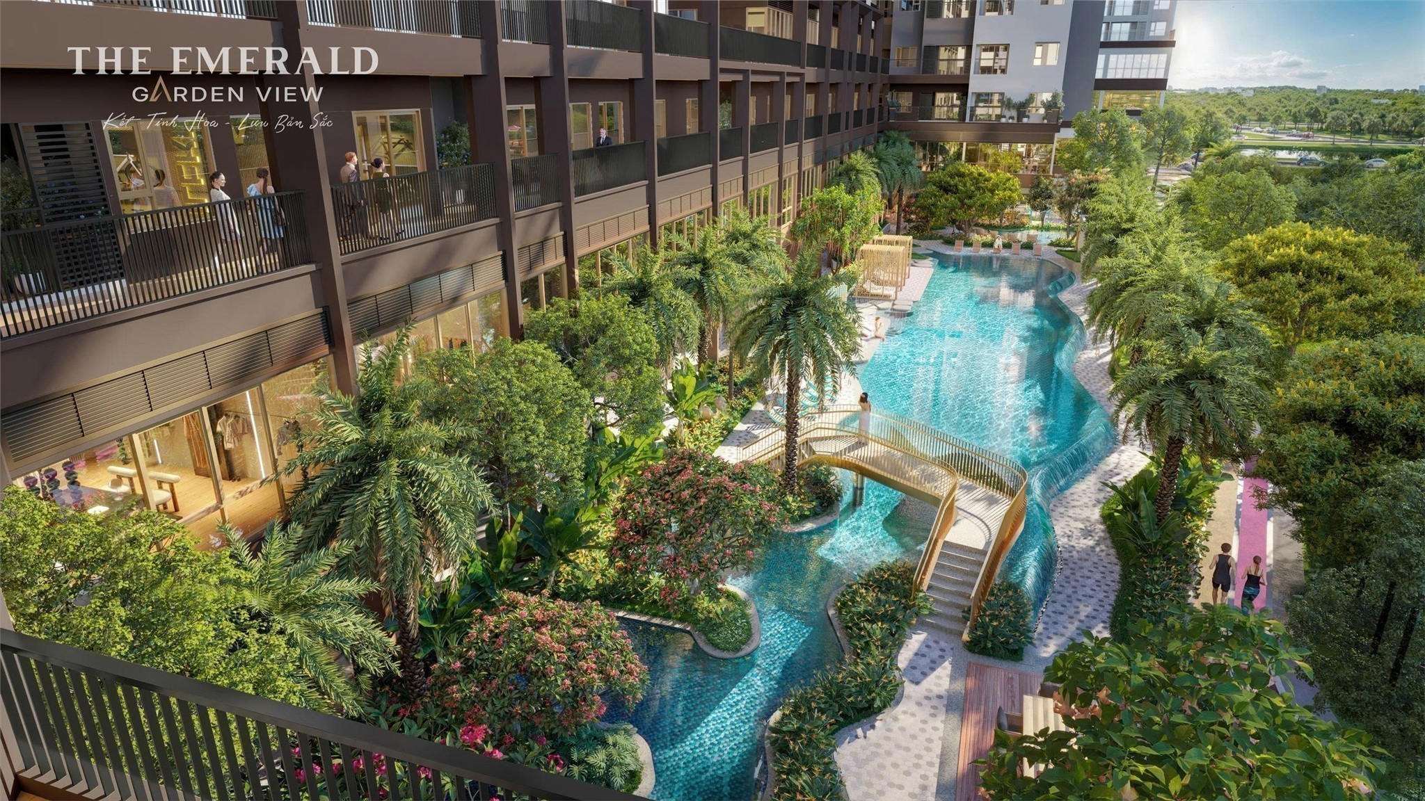 Chỉ 35tr THE EMERALD GARDEN VIEW Biểu tượng sống xanh chuẩn sang giữa lòng Thuận An