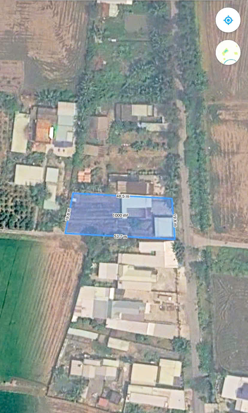 CẦN BÁN 1000M2 20X50 ĐẤT THỔ CƯ MT ĐƯỜNG ĐÊ SỐ 2