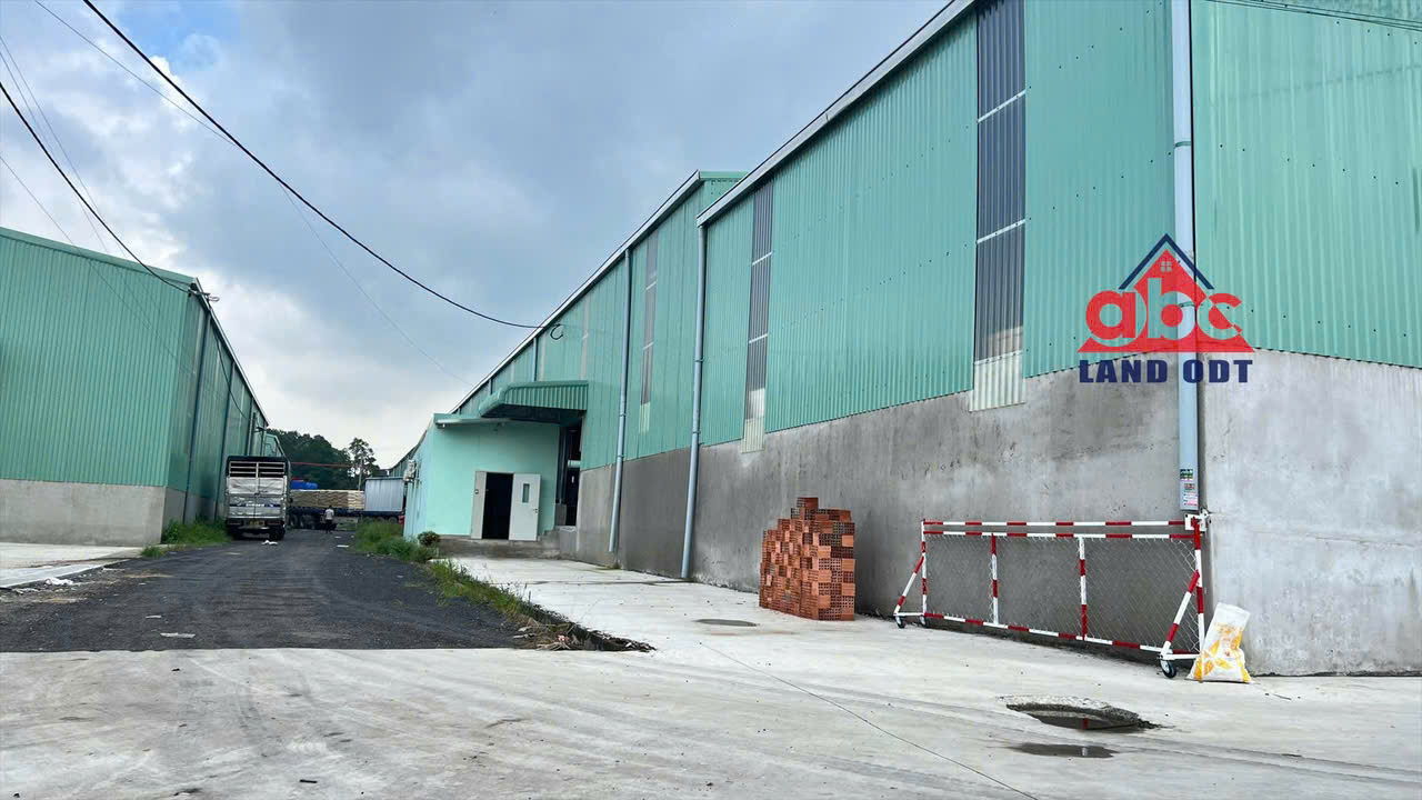 XN378 nhà xưởng kiên cố, khung thép tiền chế đang hoàn thiện, SX nhiều ngành nghề