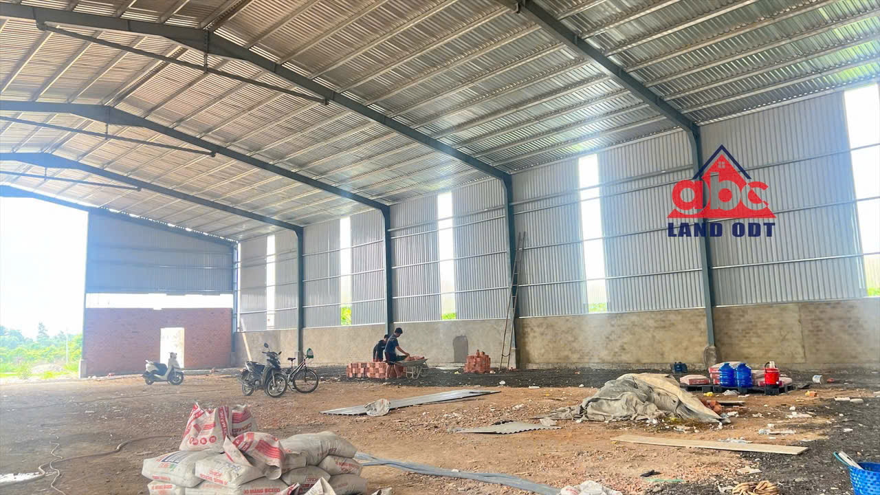 XN378 nhà xưởng kiên cố, khung thép tiền chế đang hoàn thiện, SX nhiều ngành nghề-3