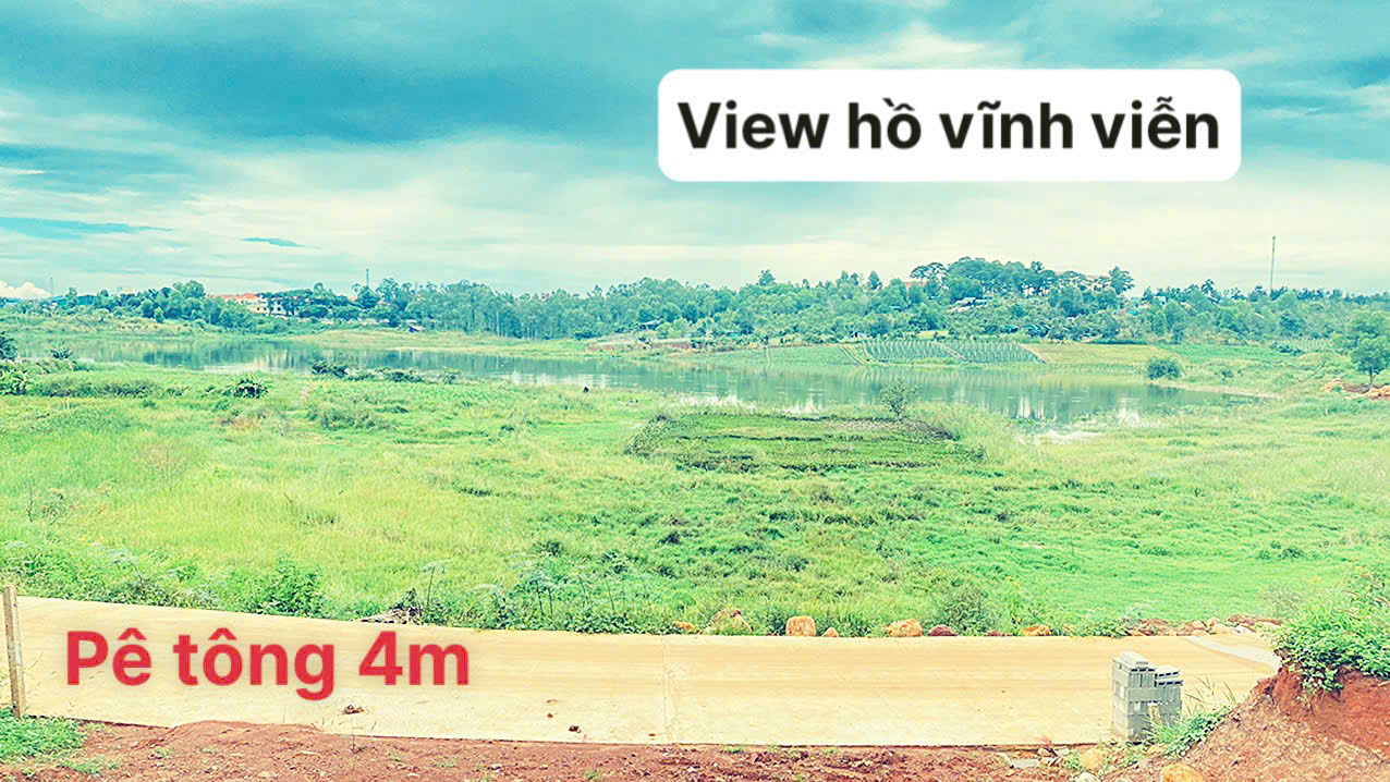 2 lô đất view hồ đại ninh, đức trọng, lâm đồng