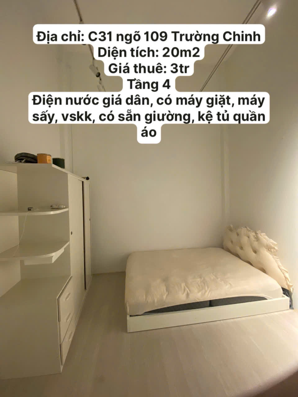 CHO THUÊ PHÒNG KẾT HỢP Ở , DẠY HỌC , STUDIO , LIVESTREAM TẠI TRƯỜNG CHINH, THANH XUÂN, HÀ NỘI