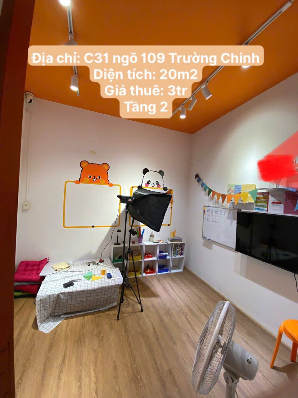 CHO THUÊ PHÒNG KẾT HỢP Ở , DẠY HỌC , STUDIO , LIVESTREAM TẠI TRƯỜNG CHINH, THANH XUÂN, HÀ NỘI