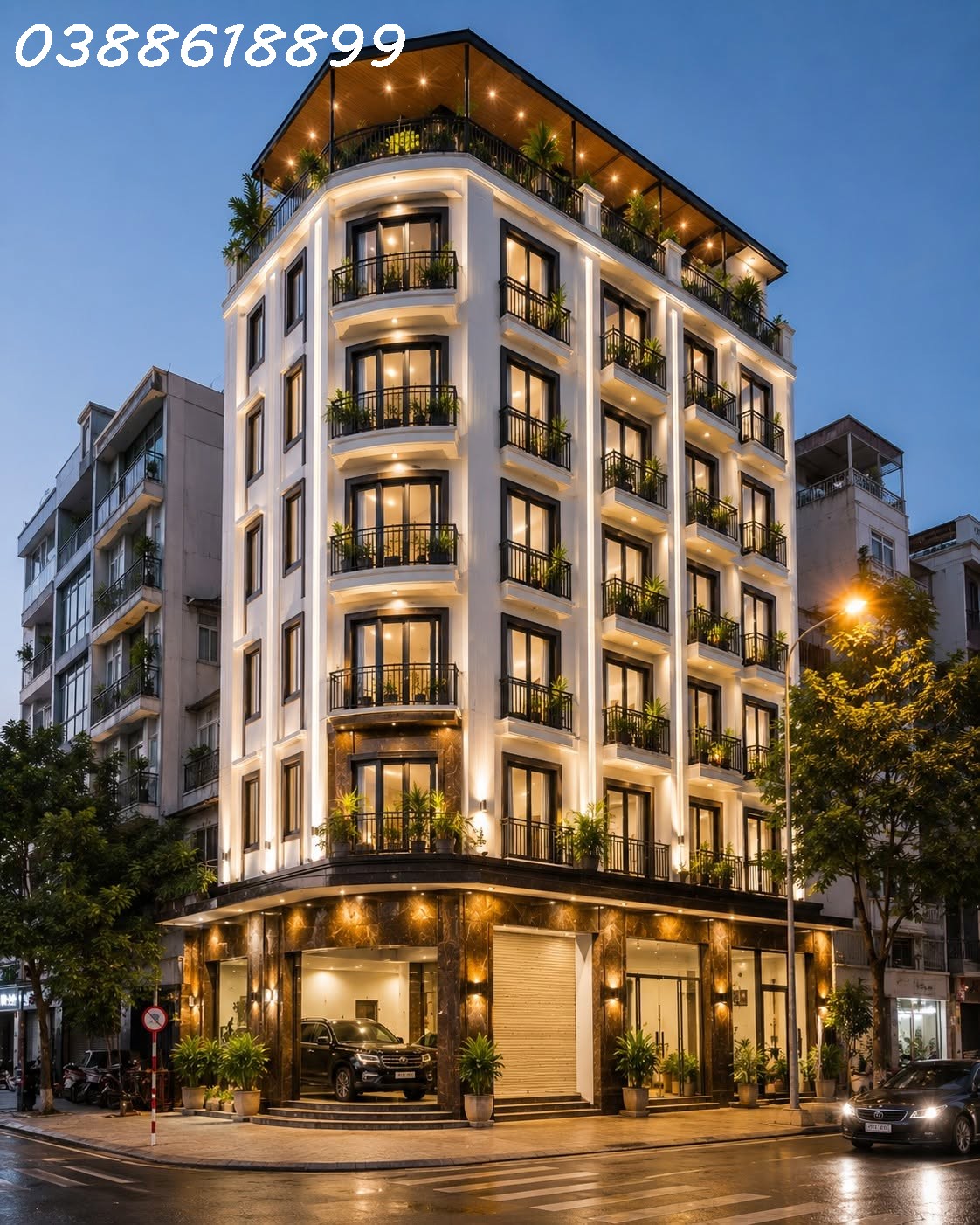 BÁN APARTMENT NGUYỄN THỊ ĐỊNH - CẦU GIẤY - LÔ GÓC - Ô TÔ TRÁNH - DT 200 TR/TH - 155M² - 7 TẦNG - MT 12.5M - 55,8 TỶ