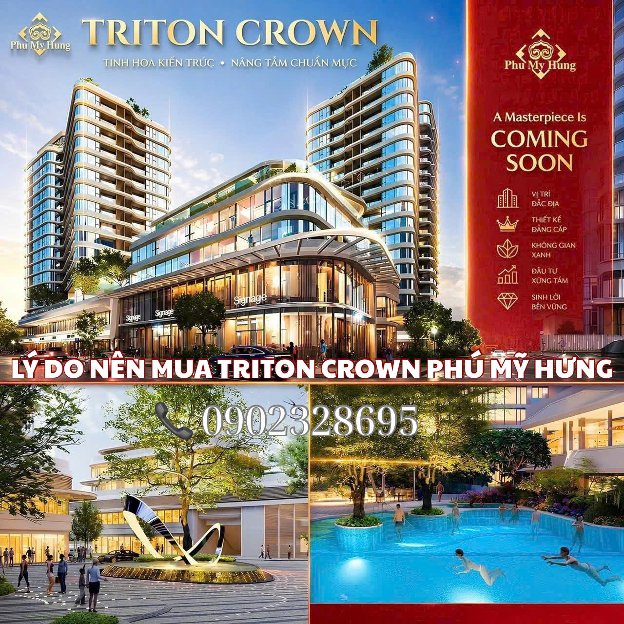 TẠI SAO NÊN MUA CĂN HỘ TRITON CROWN PHÚ MỸ HƯNG