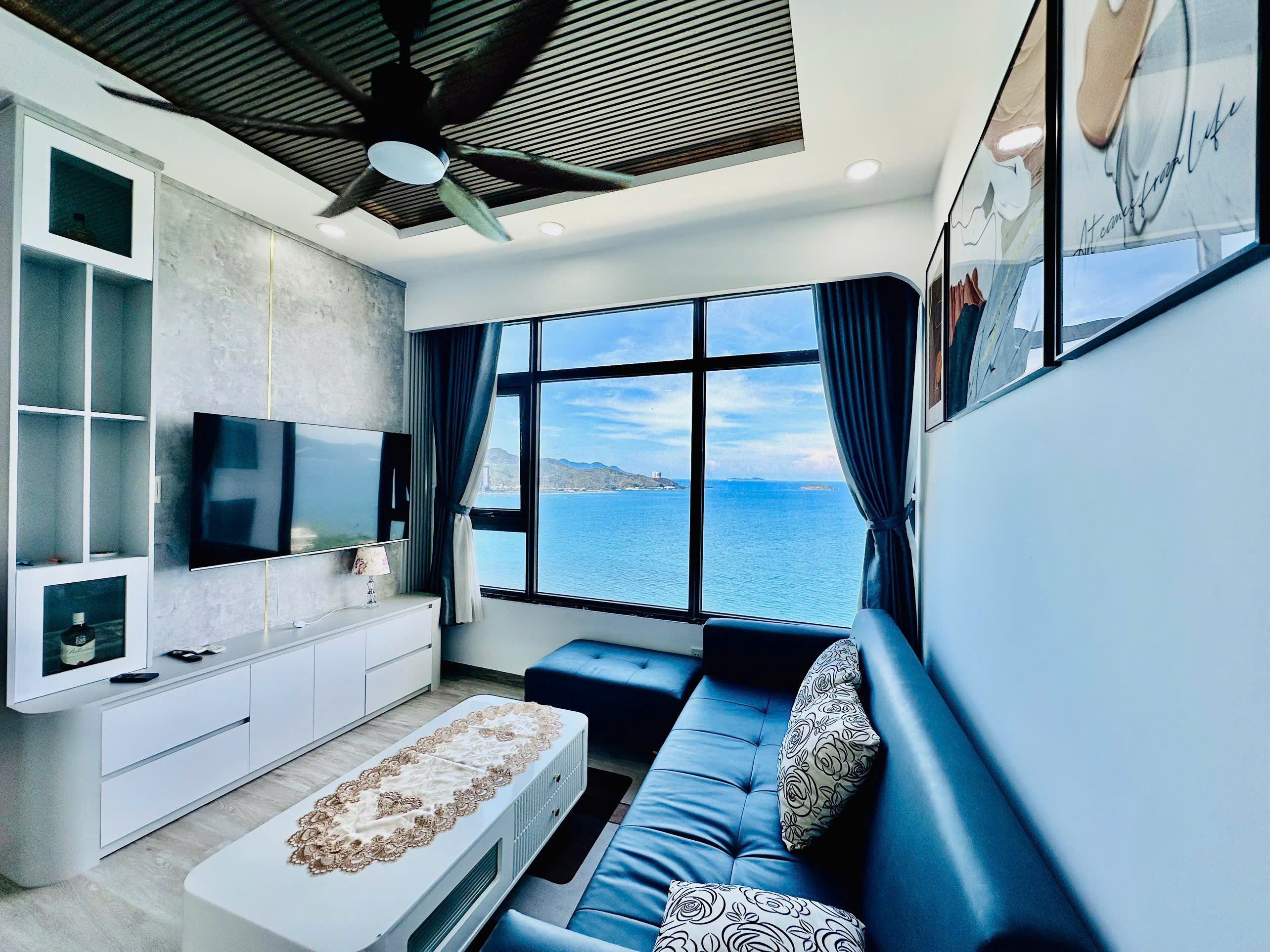 NGHỈ DƯỠNG NHA TRANG, CĂN HỘ 2 PHÒNG NGỦ VIEW BIỂN GẦN HÒN CHỒNG, GIÁ 1,2 - 1,4 TRIỆU/ĐÊM
