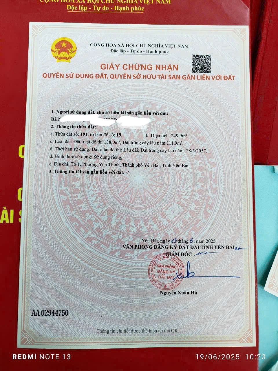 CHÍNH CHỦ CẦN BÁN ĐẤT GẦN KM6 – YÊN BÁI-3
