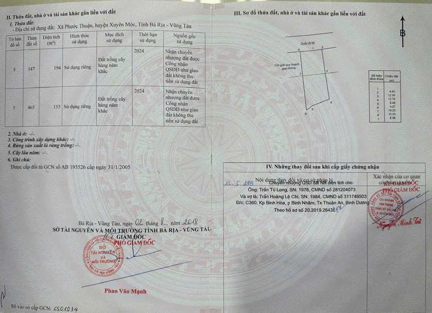 *** CHÍNH CHỦ CẦN BÁN ĐẤT MẶT TIỀN QL55 - VỊ TRÍ KIM CƯƠNG-4