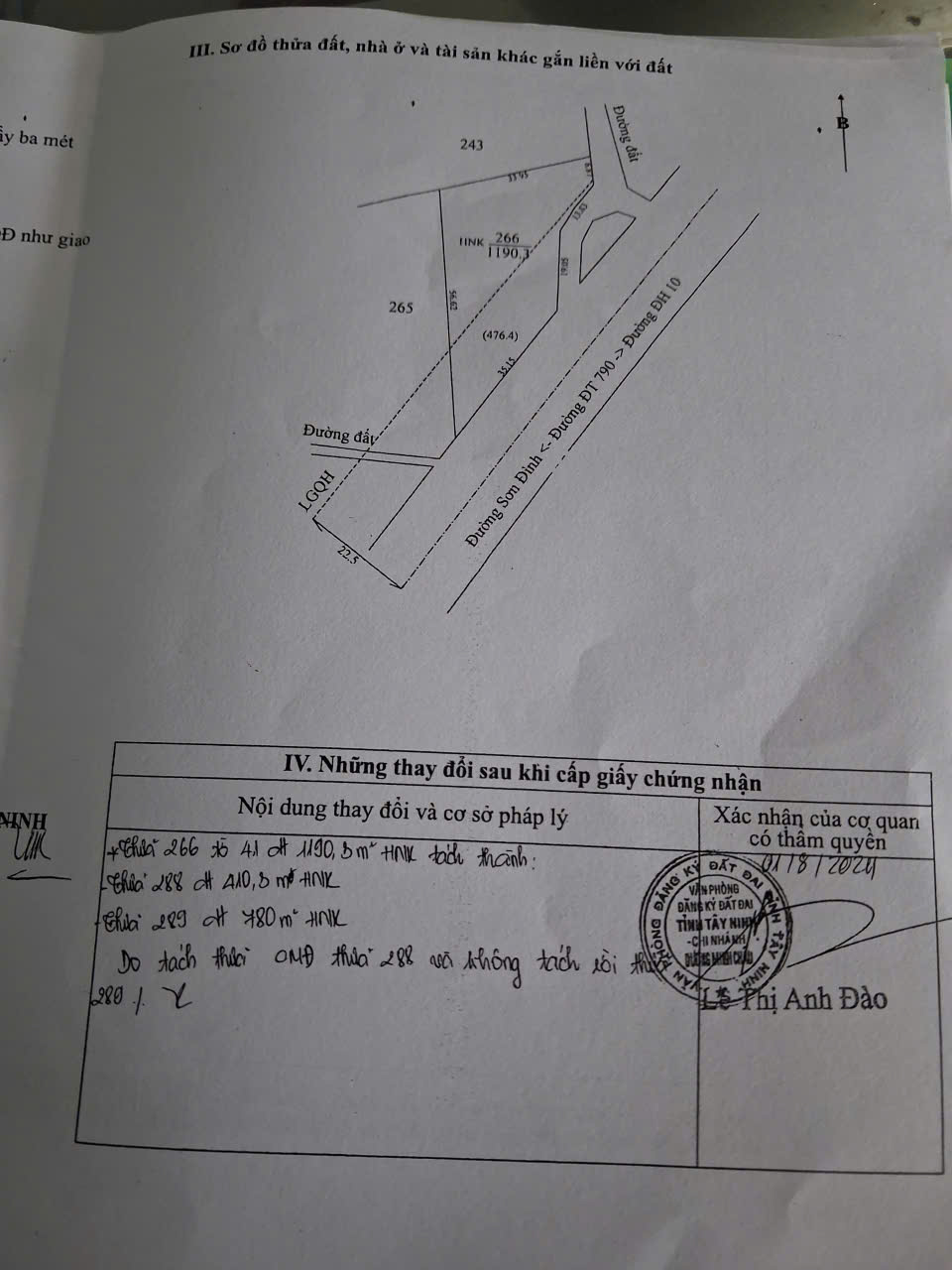 CHÍNH CHỦ BÁN ĐẤT SUỐI ĐÁ – DƯƠNG MINH CHÂU – TÂY NINH-3