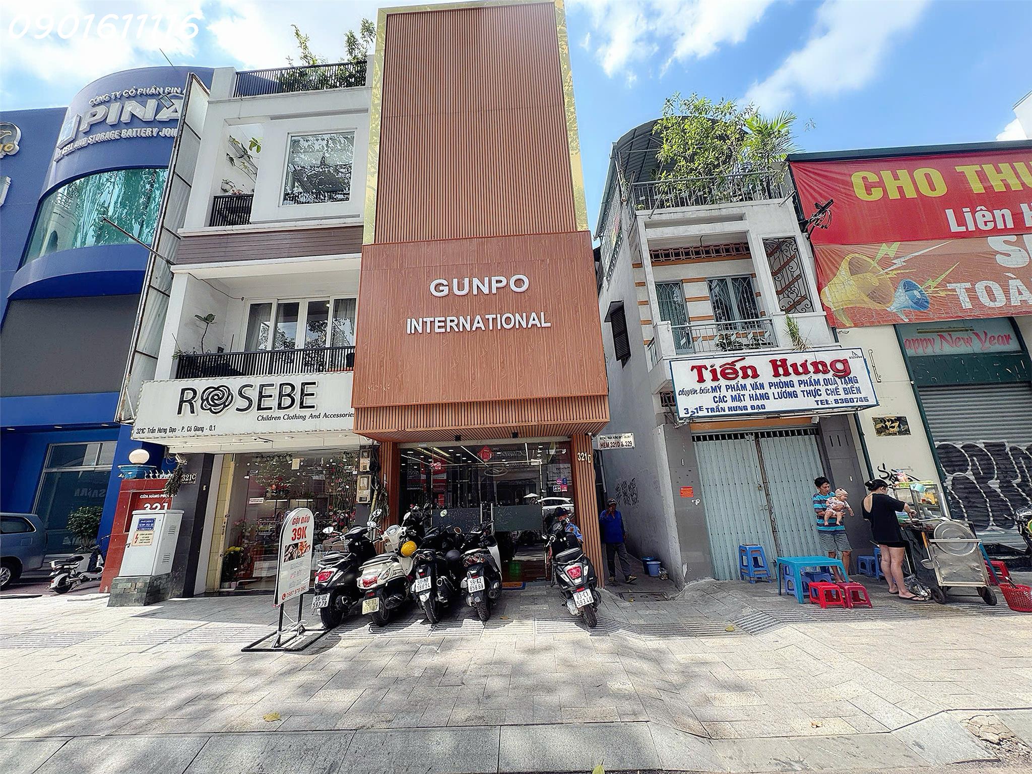 BÁN NHÀ CĂN GÓC 2 MẶT TIỀN KINH DOANH ĐƯỜNG 40M TRẦN HƯNG ĐẠO,QUẬN 1 - 58M2 - NHỈNH 20T * Liên hệ GIANG GIANG: 093.86.76.685