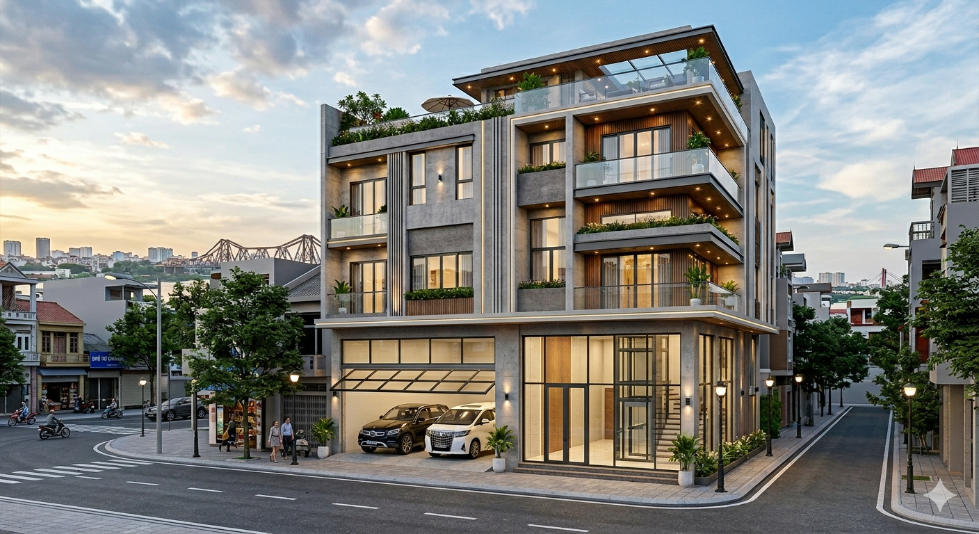 BÁN NHÀ SÀI ĐỒNG 70M2- 6 TẦNG THANG MÁY- GARA Ô TÔ- 17.x Tỷ
