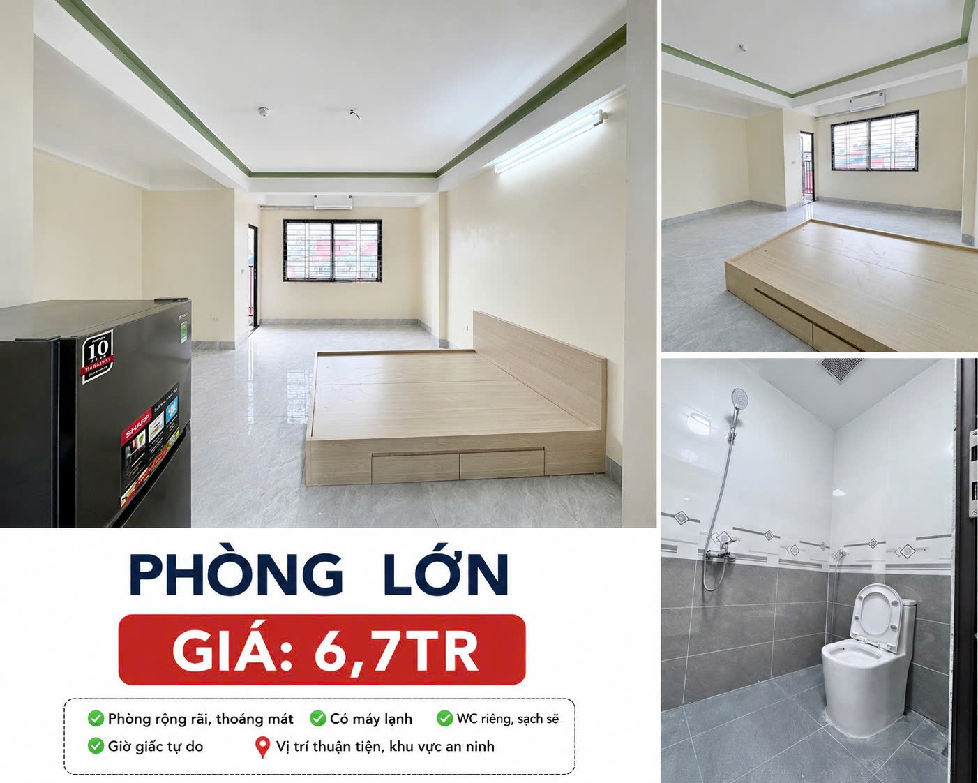 CHÍNH CHỦ CHO THUÊ CCMN TẠI ĐỊNH CÔNG , HOÀNG MAI, HÀ NỘI-1