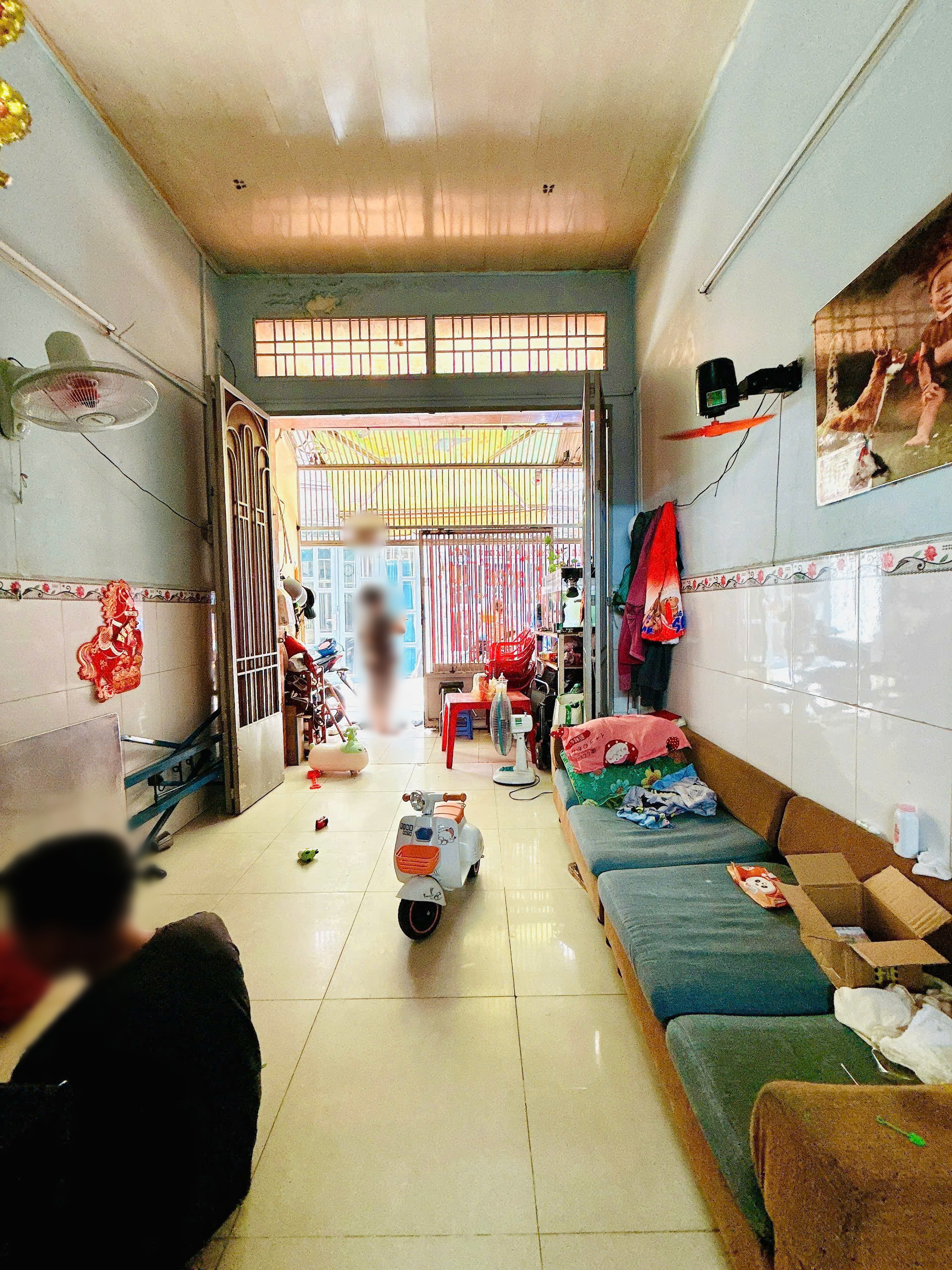 Nhà 2mặt hẻm trước sau lửng, lầu Âu Dương Lân P3Q8-3