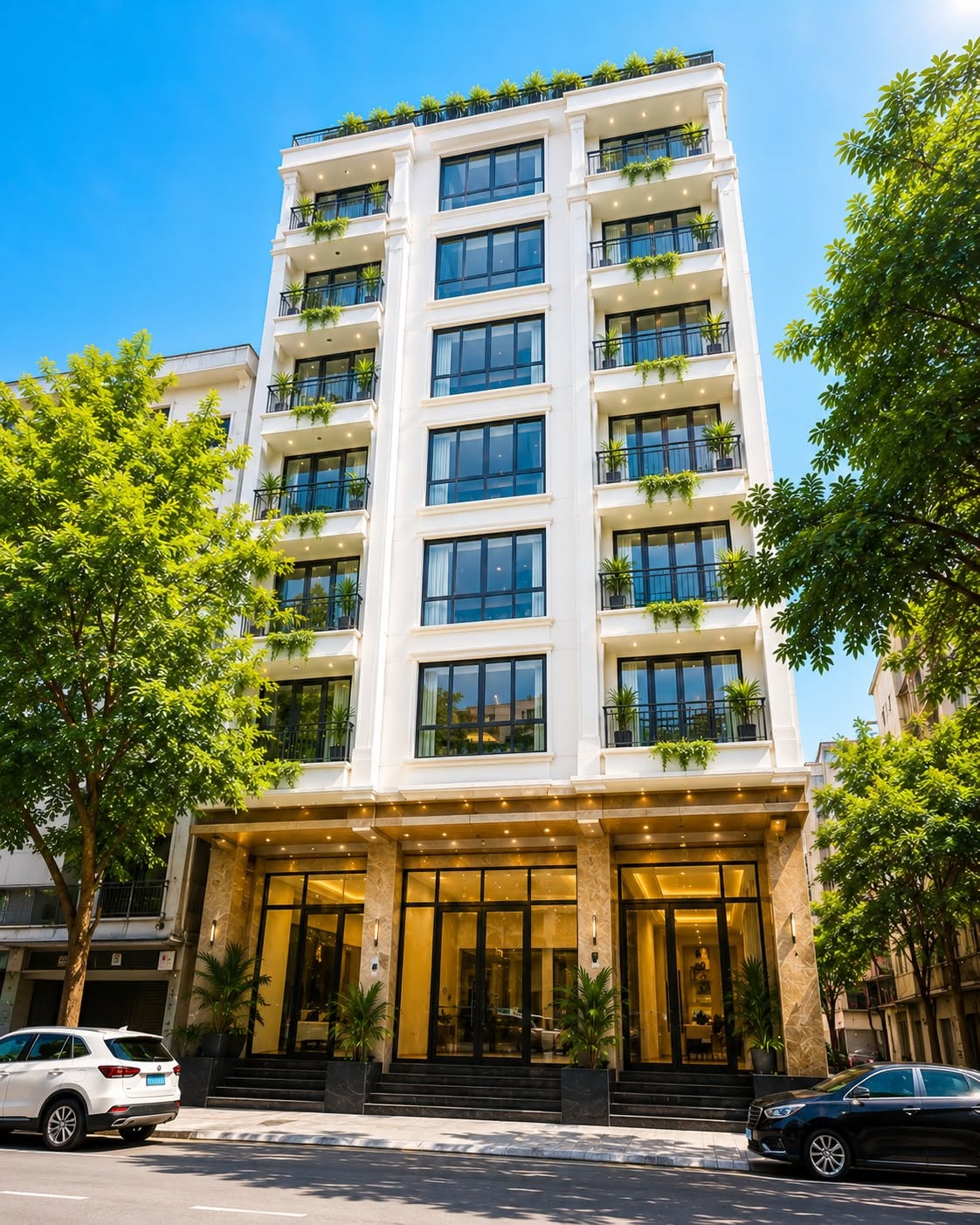 BÁN TÒA APARTMENT HOÀNG HOA THÁM - BA ĐÌNH - DÒNG TIỀN 400 TRIỆU/THÁNG - 300M2 - 8 TẦNG - MT 9M - 149 TỶ