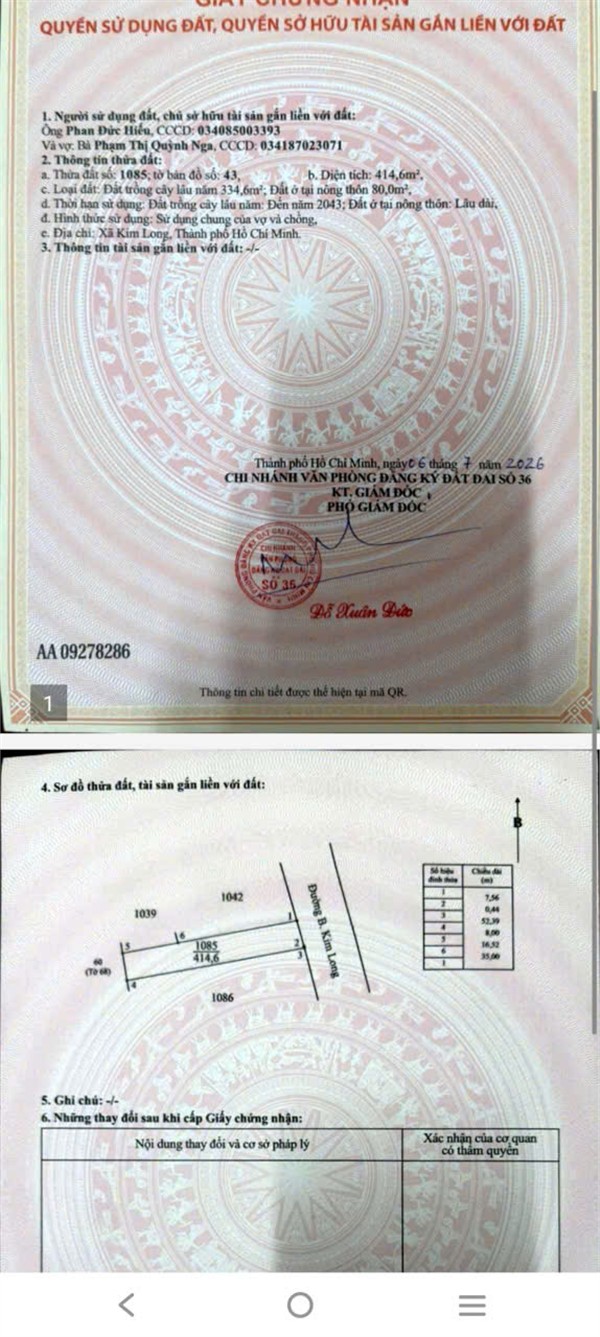 ĐẤT ĐẸP – GIÁ TỐT- CHÍNH CHỦ CẦN BÁN ĐẤT Tại Xã Kim Long, Huyện Châu Đức, Bà Rịa Vũng Tàu-3