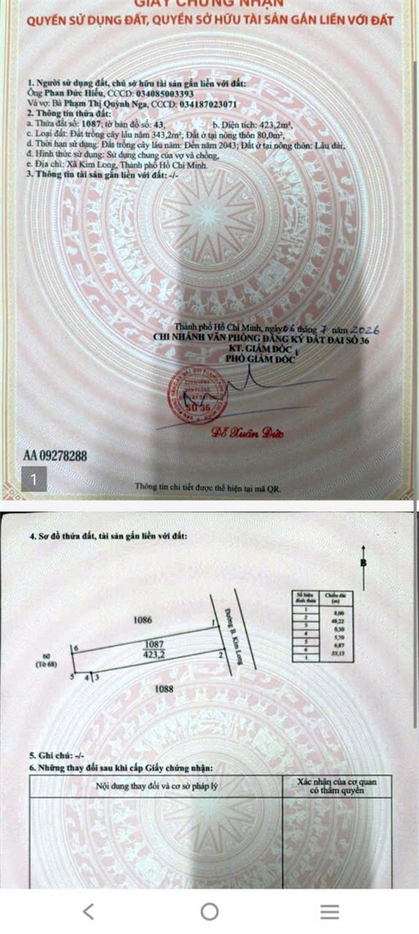 ĐẤT ĐẸP – GIÁ TỐT- CHÍNH CHỦ CẦN BÁN ĐẤT Tại Xã Kim Long, Huyện Châu Đức, Bà Rịa Vũng Tàu-4