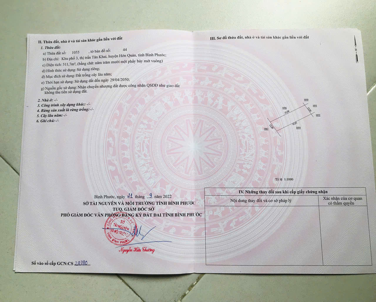 CHÍNH CHỦ CẦN TIỀN BÁN LỖ ĐẤT VƯỜN GIÁ TỐT TÂN KHAI ,ĐỒNG NAI-3