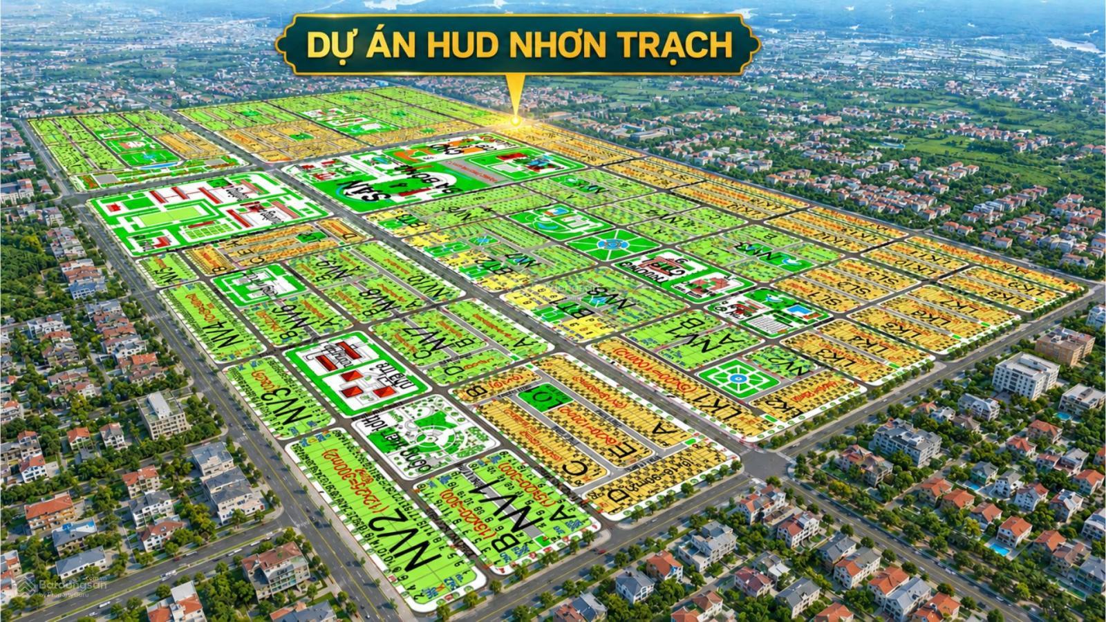 Xả hàng bán nhanh Nền Hud Nhơn Trạch sổ sẵn DT 150m2 ngay khu dân cư với giá 10,5 tr/m2