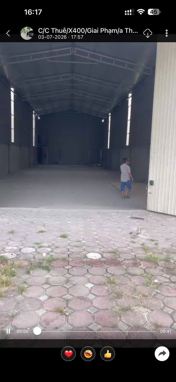 CẦN CHO THUÊ XƯỞNG CÓ VỊ TRÍ ĐẸP TẠI XÃ GIAI PHẠM - YÊN MỸ - HƯNG YÊN