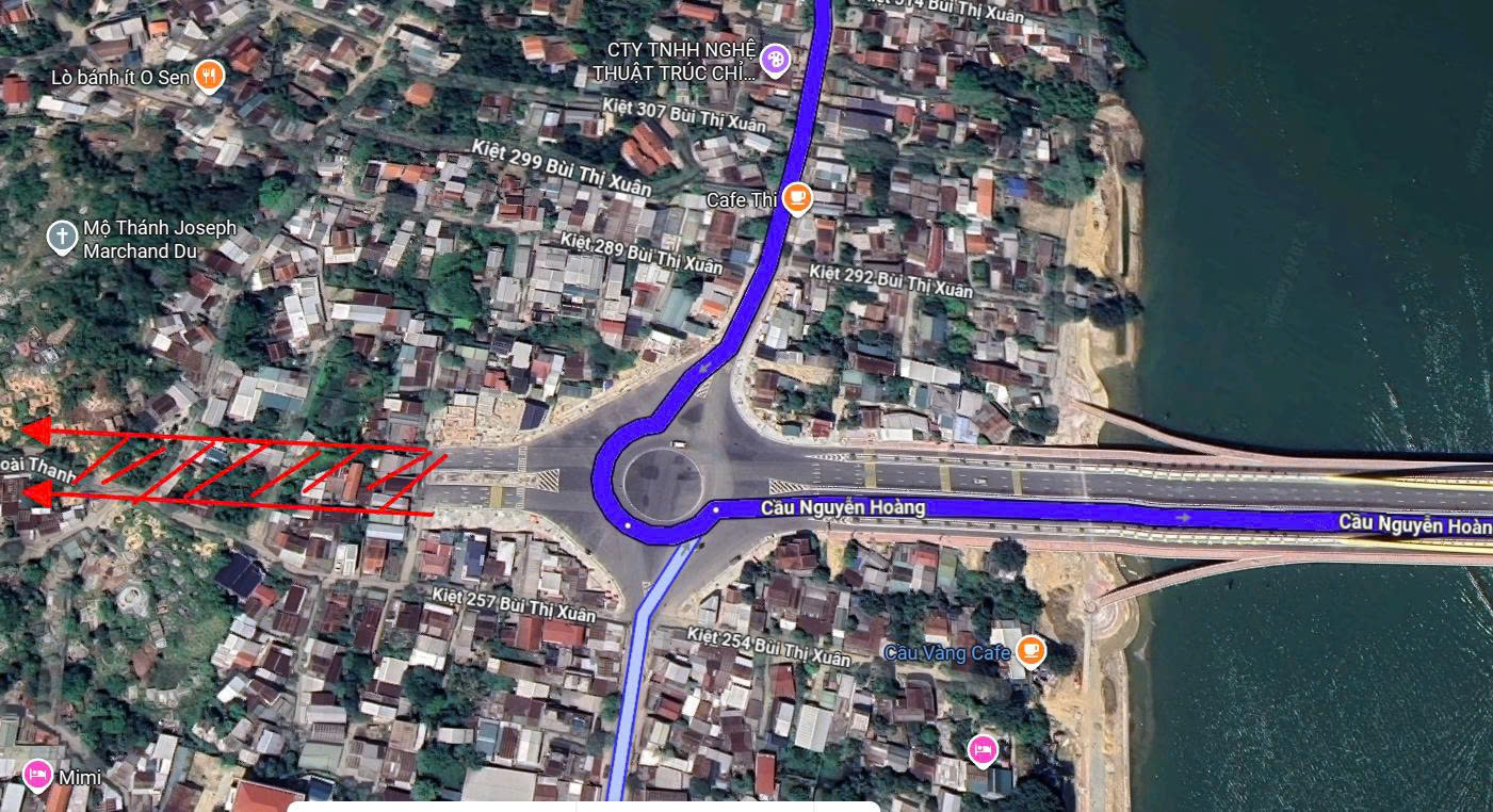 Bán quỹ đất ~900m² Thủy Xuân, mặt tiền Sư Hy Nhan - Lê Ngô Cát - Đường QH 43m, giá 22,5 tỷ-3