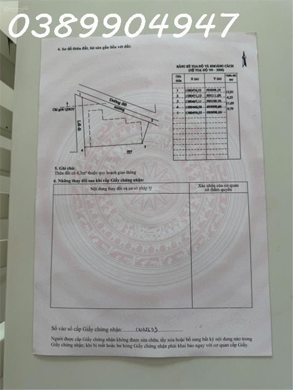 Giảm sâu chỉ còn 1,650 tỷ; Bán nhà riêng tại phường Ninh Hiệp, Ninh Hoà, Khánh Hoà, 83,4 m²-3