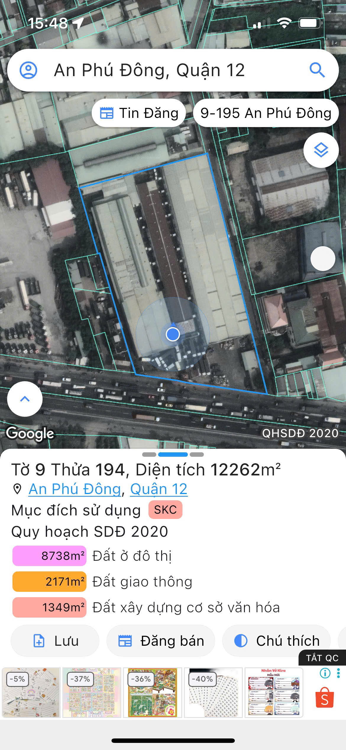 Sở hữu quỹ đất lớn Quận 12. 12.262m², vị trí tiềm năng. Quy mô lớn.